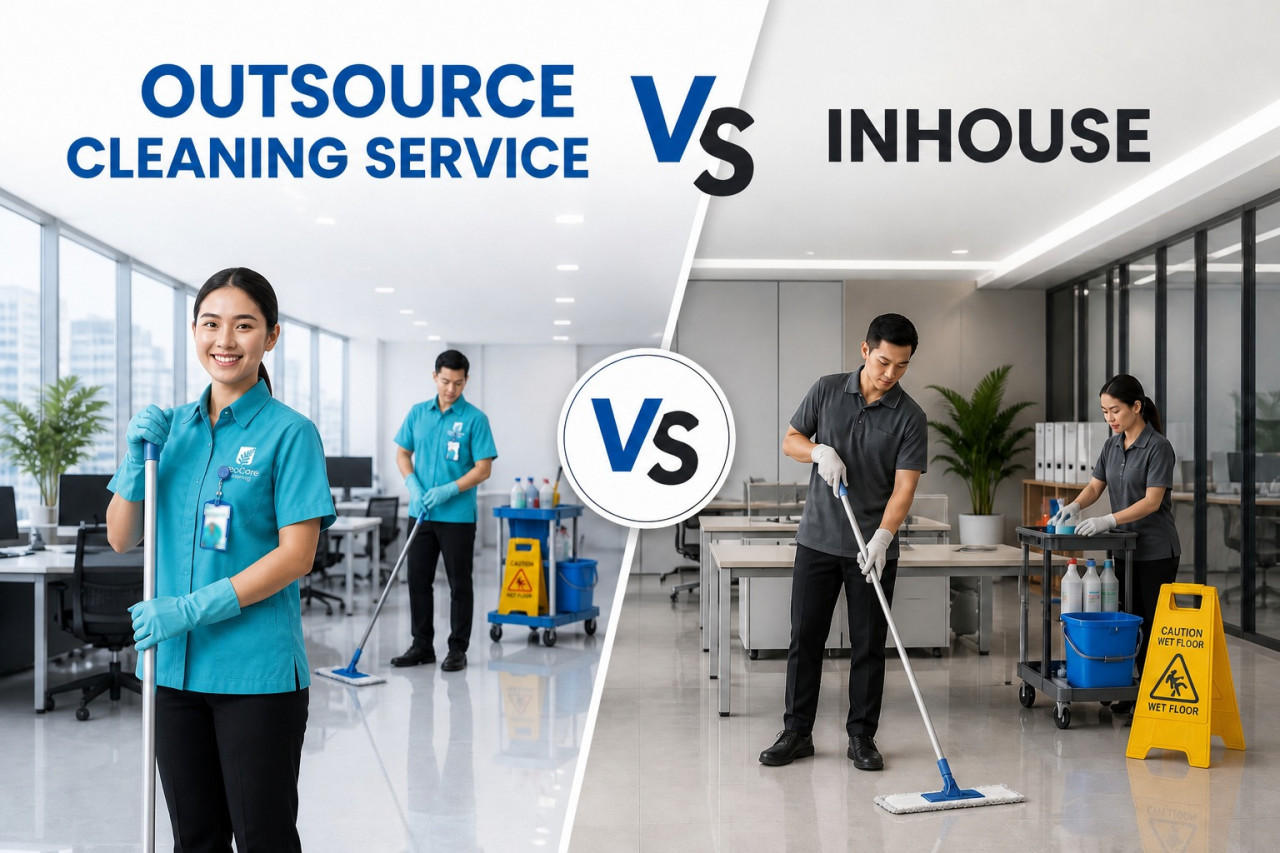 Outsource Cleaning Service vs Inhouse: Mana yang Lebih Efisien untuk Perusahaan?
