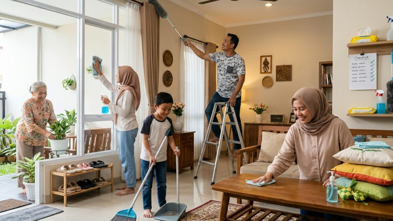 7 Tips Membersihkan Rumah Menjelang Lebaran